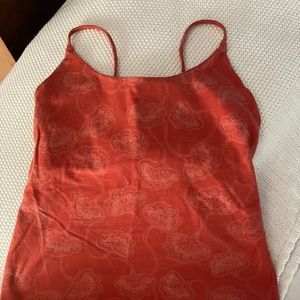 Patagonia orange tank top